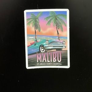 Malibu Sticker